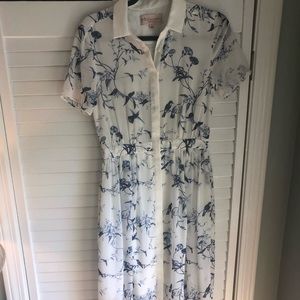Philosophy Bird Floral Print Dress